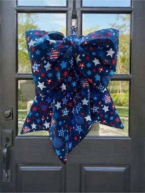Patriotic Door Bow